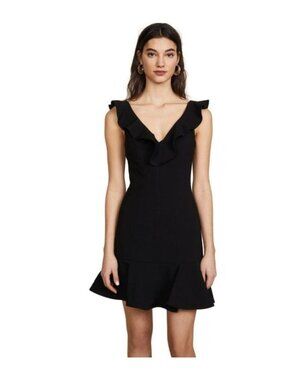 Likely Black Harlow Ruffled Sleeveless Mini Dress NWT - Size 2